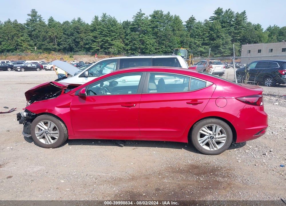2020 HYUNDAI ELANTRA SEL VIN: KMHD84LF0LU996653