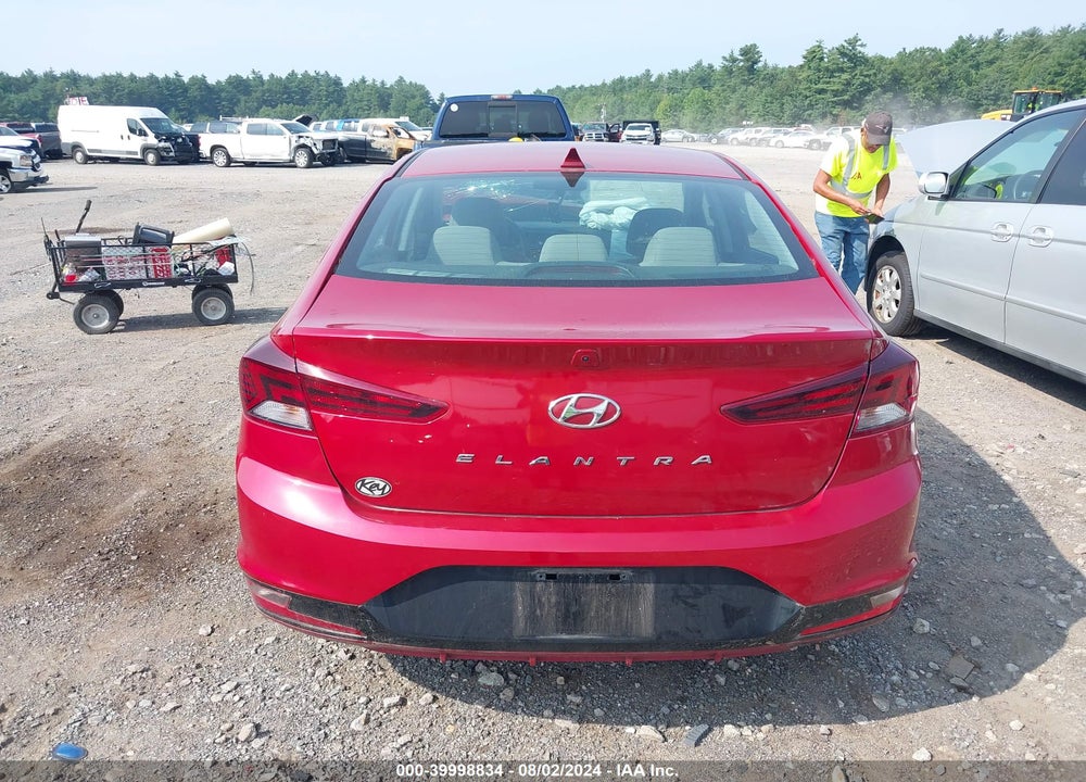 2020 HYUNDAI ELANTRA SEL VIN: KMHD84LF0LU996653