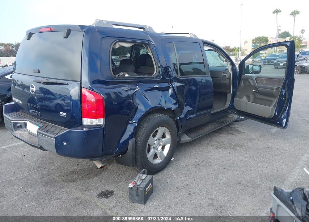2007 NISSAN ARMADA SE VIN: 5N1AA08A07N721037