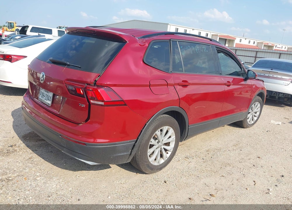 2018 VOLKSWAGEN TIGUAN 2.0T S VIN: 3VV1B7AX5JM124509