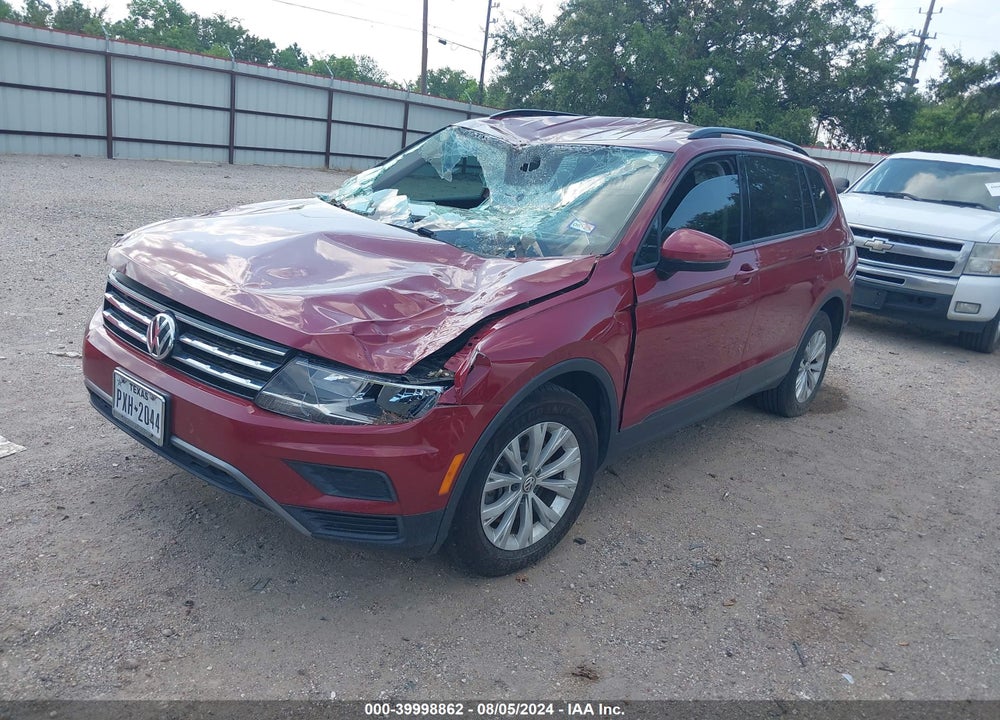 2018 VOLKSWAGEN TIGUAN 2.0T S VIN: 3VV1B7AX5JM124509