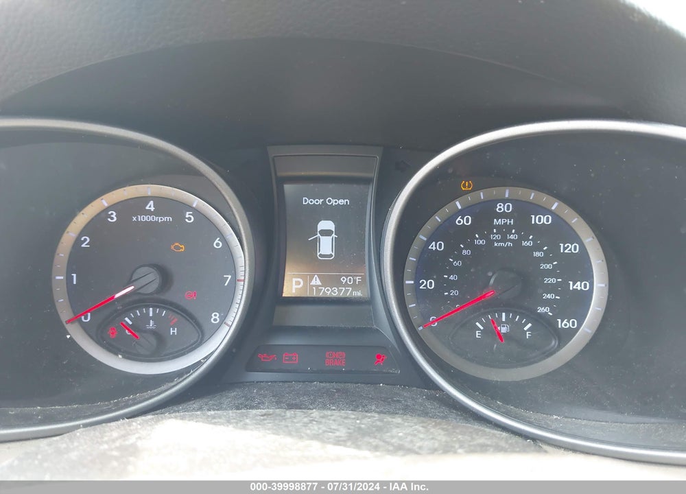 2013 HYUNDAI SANTA FE GLS VIN: KM8SN4HF3DU027178