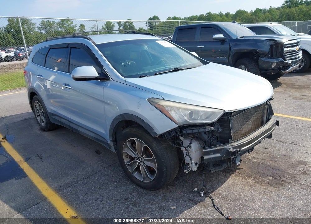 2013 HYUNDAI SANTA FE GLS VIN: KM8SN4HF3DU027178