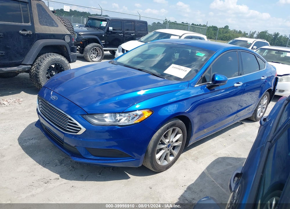 2017 FORD FUSION SE VIN: 3FA6P0HD1HR393263