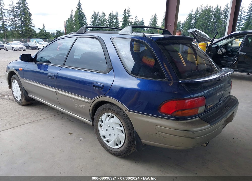 2000 SUBARU OUTBACK VIN: JF1GF4850YH808212
