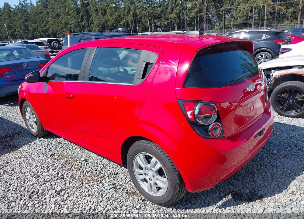 2015 CHEVROLET SONIC LT AUTO VIN: 1G1JC6SGXF4203593