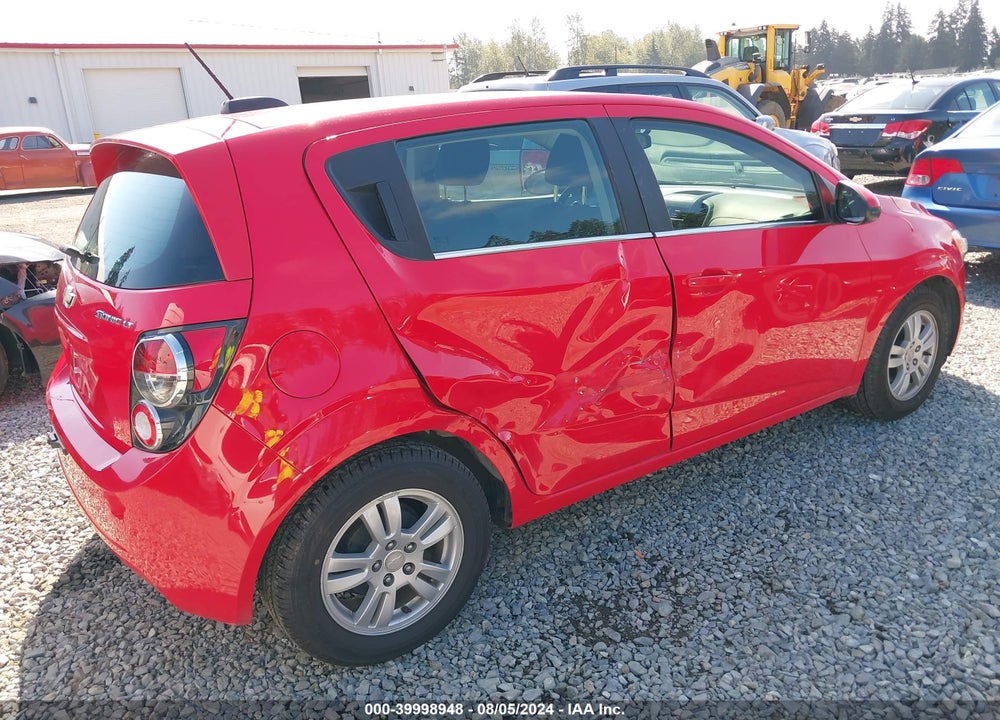 2015 CHEVROLET SONIC LT AUTO VIN: 1G1JC6SGXF4203593