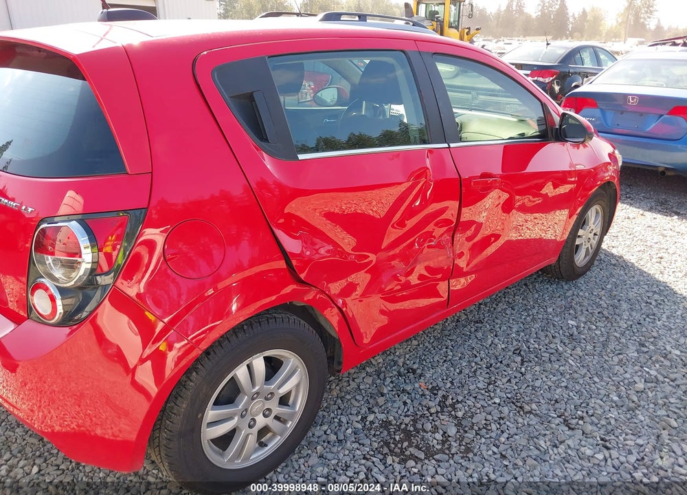 2015 CHEVROLET SONIC LT AUTO VIN: 1G1JC6SGXF4203593