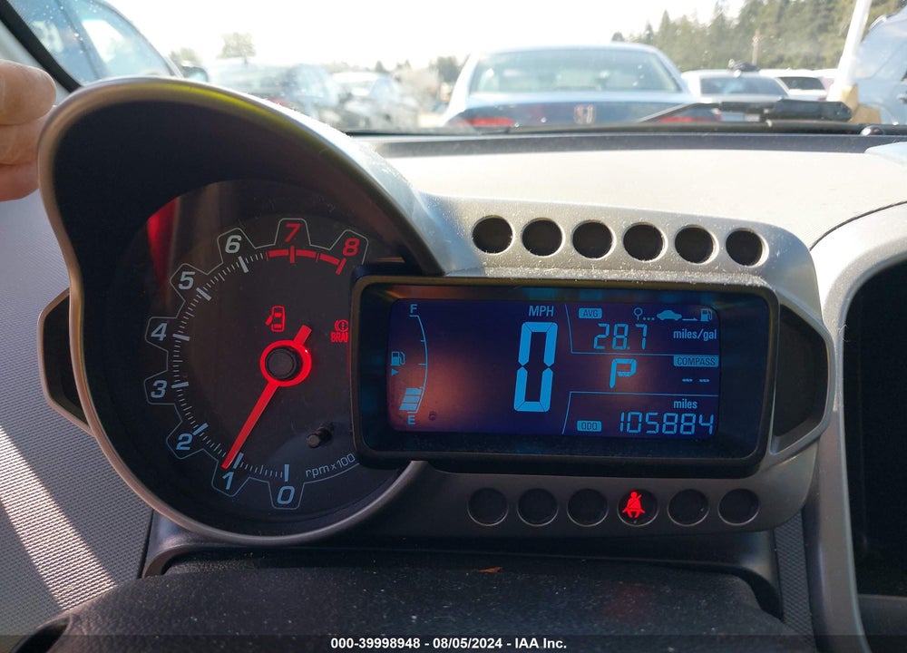 2015 CHEVROLET SONIC LT AUTO VIN: 1G1JC6SGXF4203593