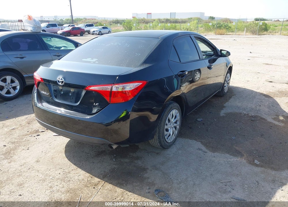 2018 TOYOTA COROLLA LE VIN: 5YFBURHE6JP826098