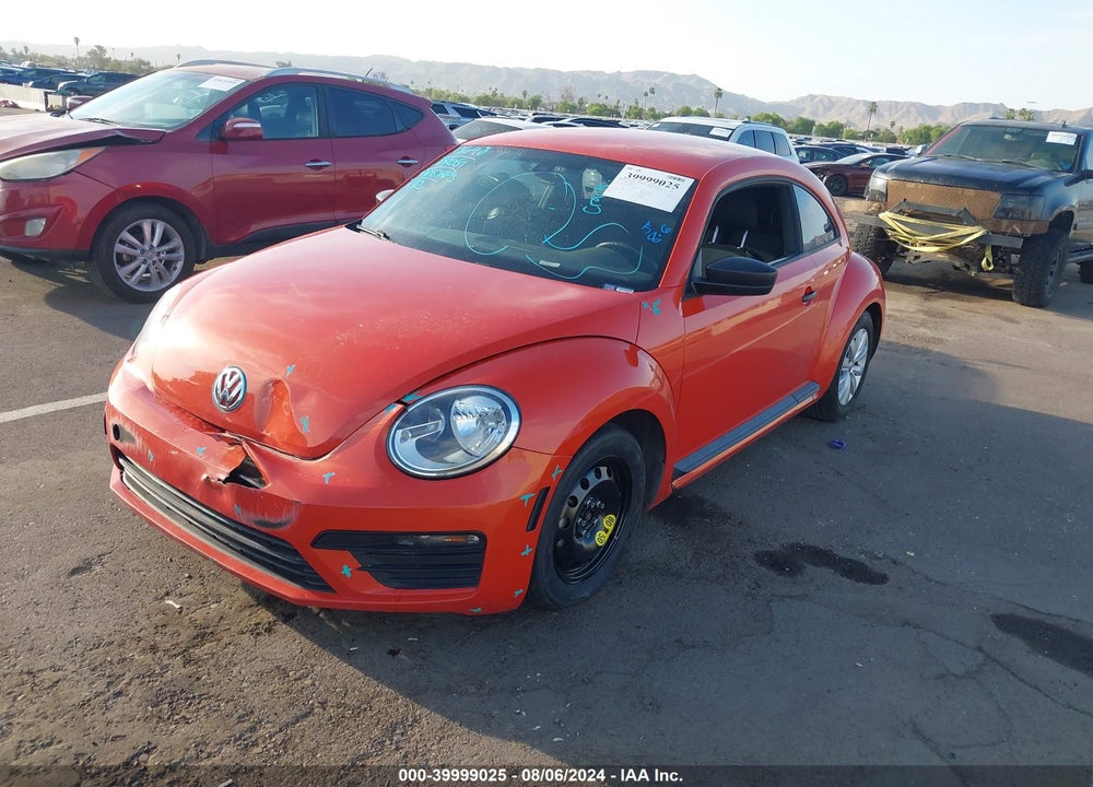 2017 VOLKSWAGEN BEETLE #PINKBEETLE/1.8T CLASSIC/1.8T S VIN: 3VWF17AT2HM627989