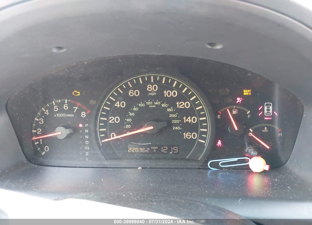 2004 HONDA ACCORD VIN: 1HGCM568X4A001766