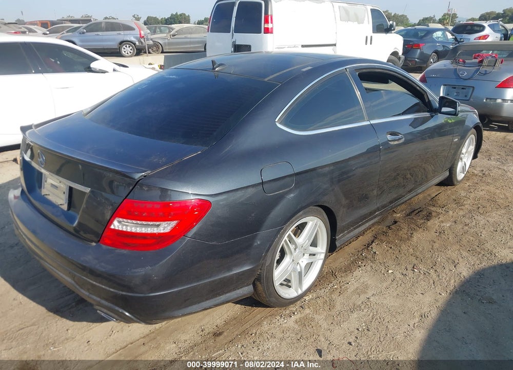 2012 MERCEDES-BENZ C 350 SPORT VIN: WDDGJ5HB8CF898482