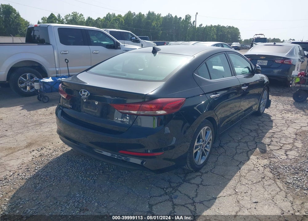 2017 HYUNDAI ELANTRA LIMITED VIN: KMHD84LF1HU149728