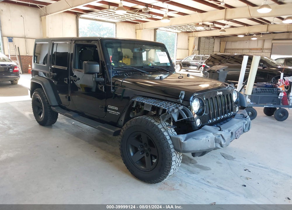 2016 JEEP WRANGLER UNLIMITED SPORT VIN: 1C4BJWDG5GL265960
