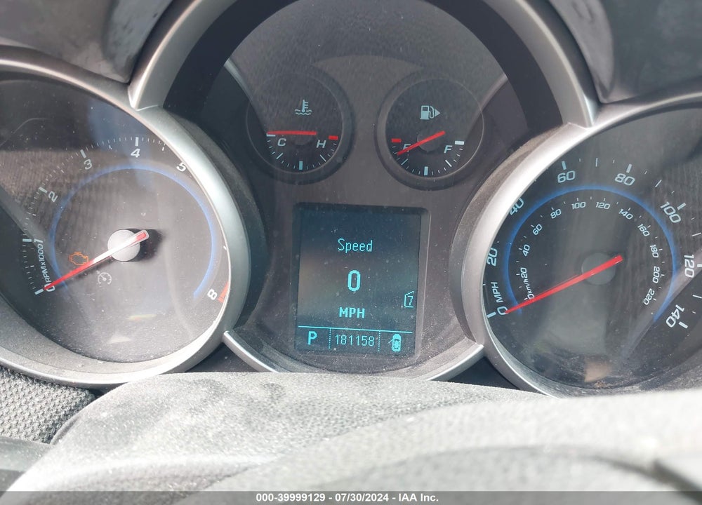 2011 CHEVROLET CRUZE 1LT VIN: 1G1PF5S92B7190649