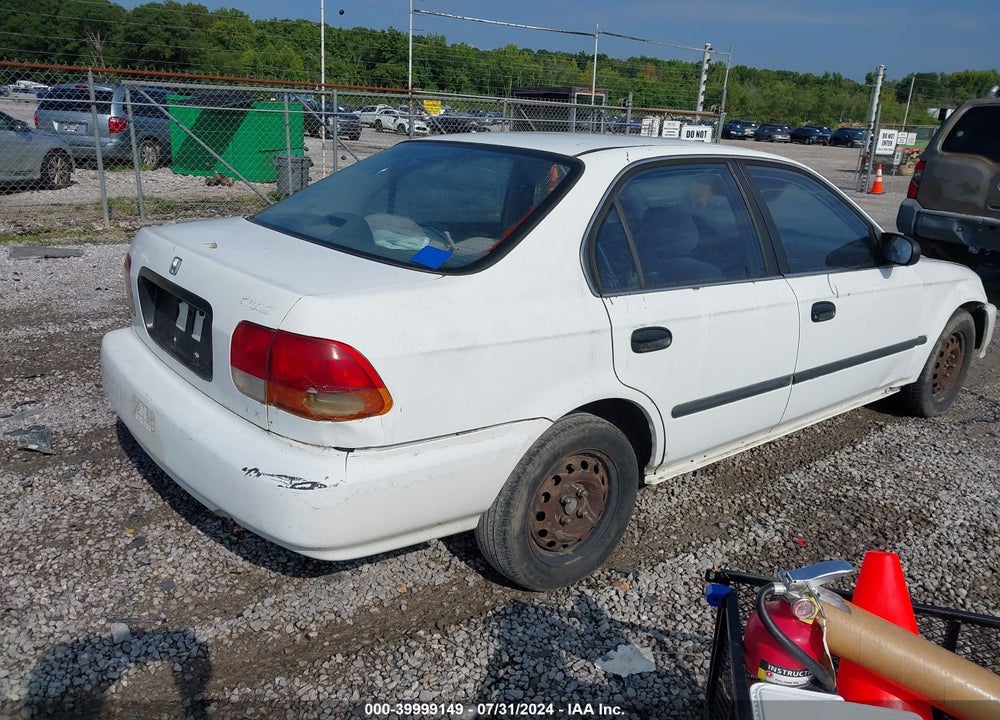 1998 HONDA CIVIC LX VIN: 2HGEJ6677WH536881