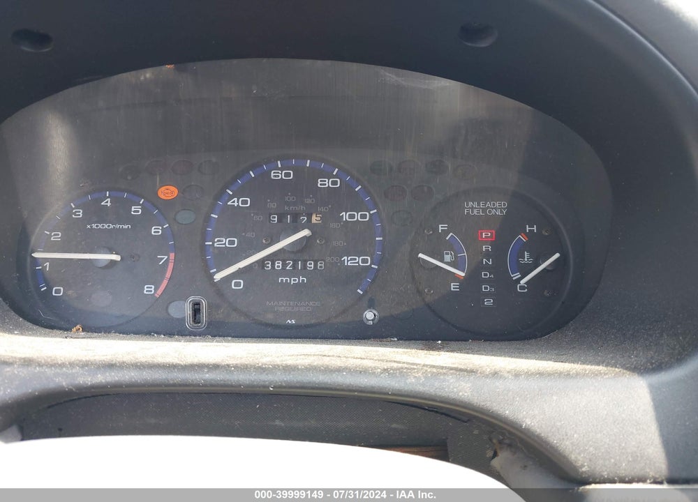 1998 HONDA CIVIC LX VIN: 2HGEJ6677WH536881