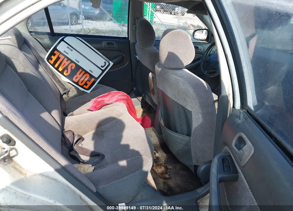 1998 HONDA CIVIC LX VIN: 2HGEJ6677WH536881