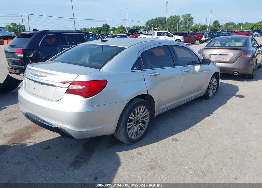 2012 CHRYSLER 200 LIMITED VIN: 1C3CCBCG3CN326346
