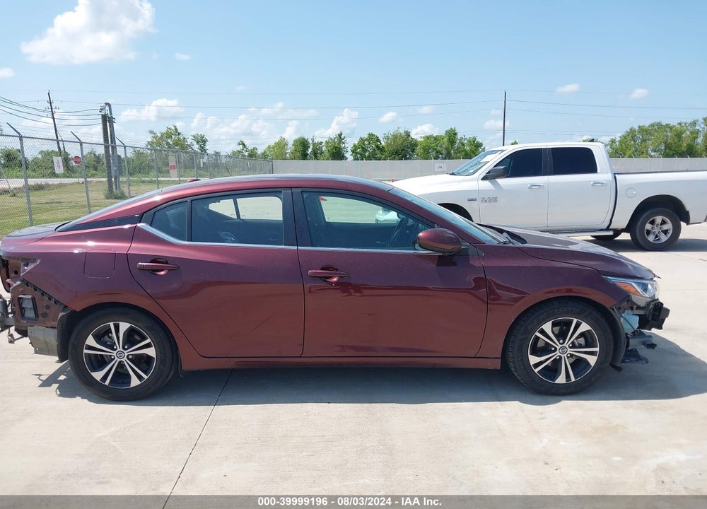2022 NISSAN SENTRA SV XTRONIC CVT VIN: 3N1AB8CV6NY310402