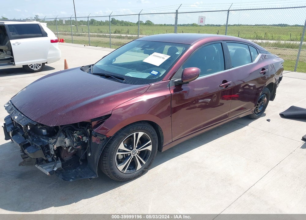 2022 NISSAN SENTRA SV XTRONIC CVT VIN: 3N1AB8CV6NY310402