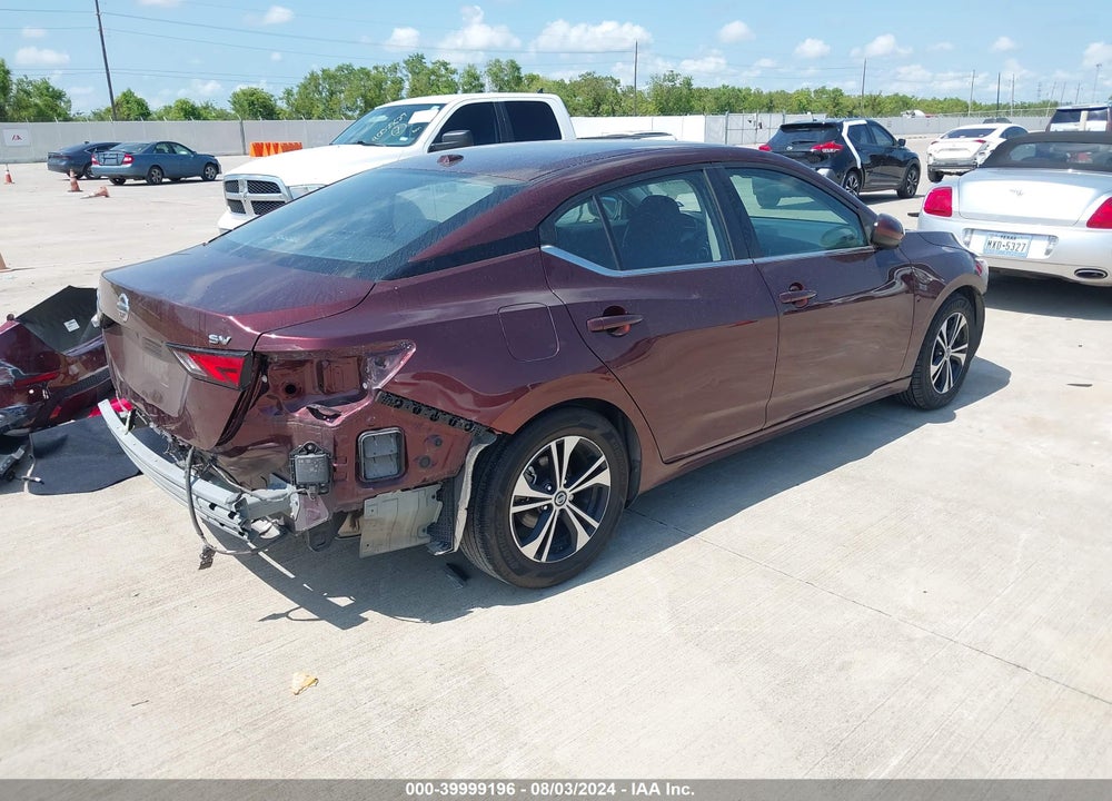 2022 NISSAN SENTRA SV XTRONIC CVT VIN: 3N1AB8CV6NY310402
