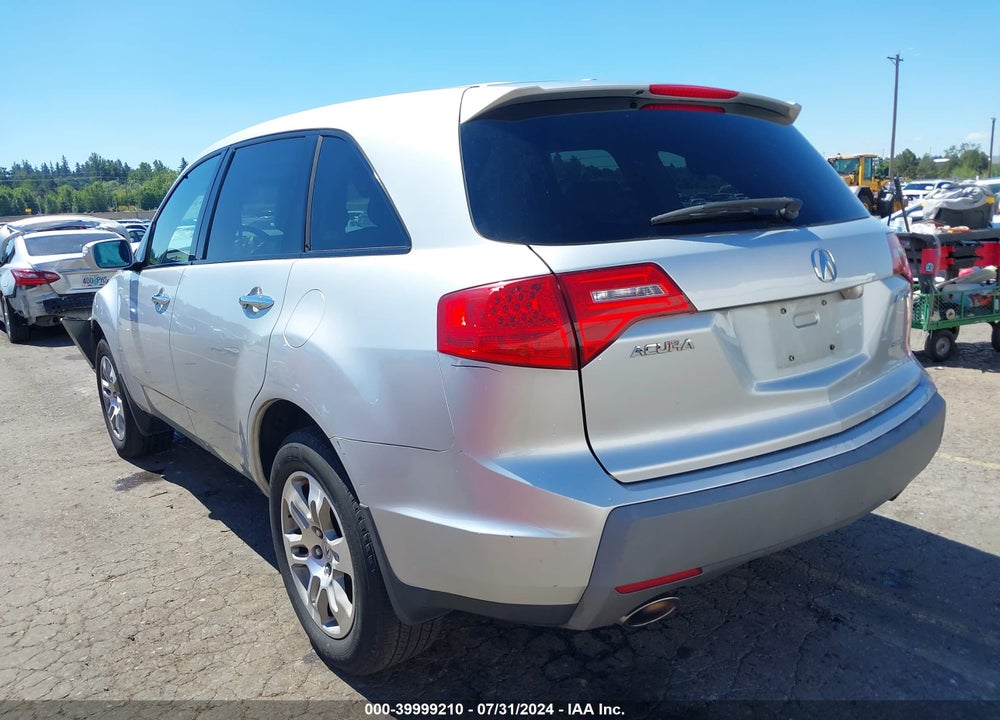 2007 ACURA MDX TECHNOLOGY PACKAGE VIN: 2HNYD28317H548316