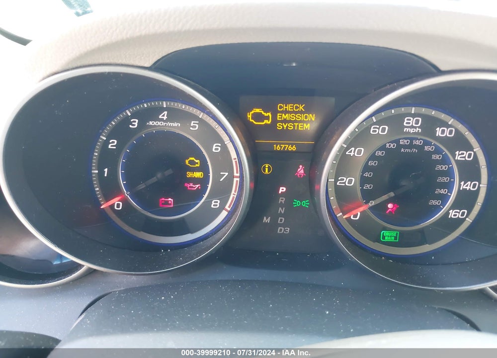 2007 ACURA MDX TECHNOLOGY PACKAGE VIN: 2HNYD28317H548316