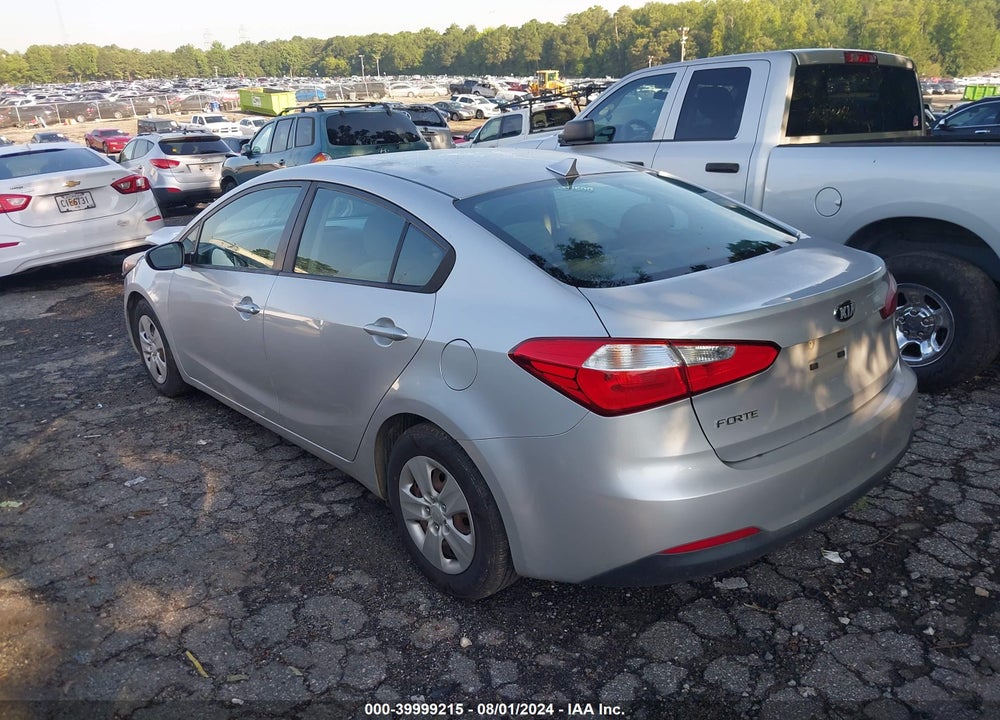 2016 KIA FORTE LX VIN: KNAFK4A6XG5500059