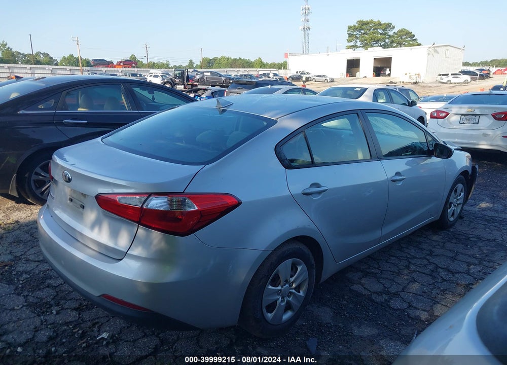 2016 KIA FORTE LX VIN: KNAFK4A6XG5500059