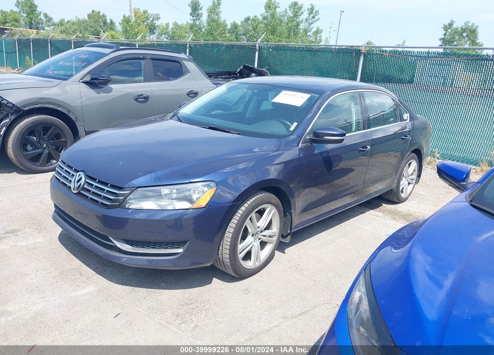 2014 VOLKSWAGEN PASSAT 2.0L TDI SE VIN: 1VWBN7A32EC050803