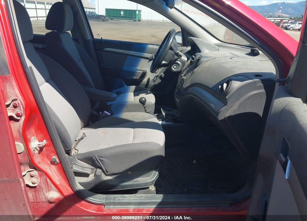 2009 CHEVROLET AVEO LS VIN: KL1TD66E59B332628