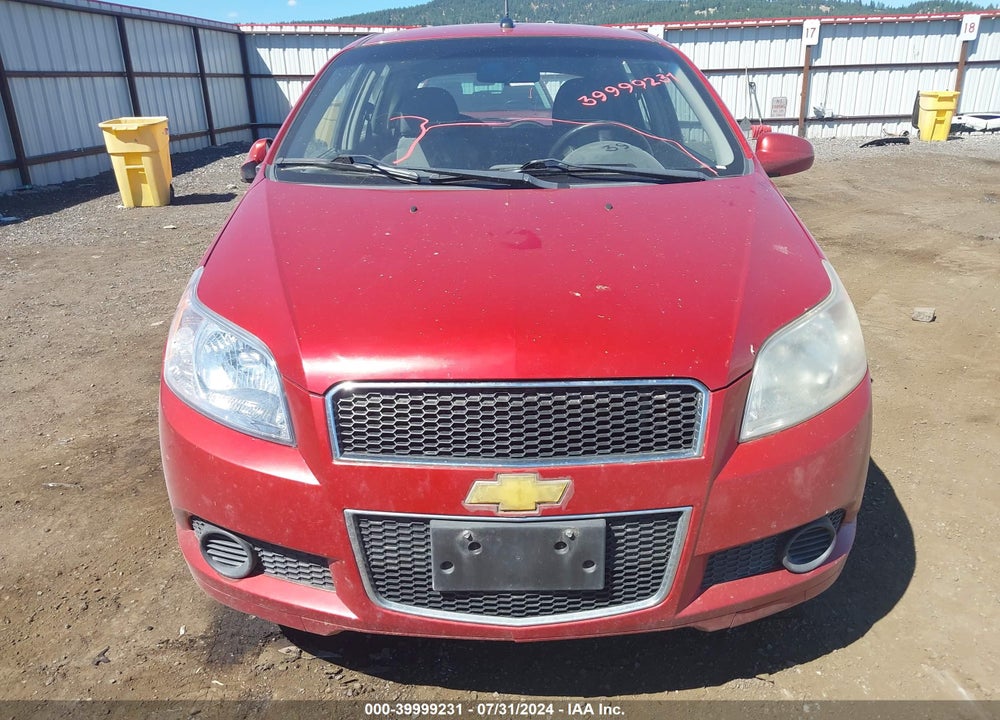 2009 CHEVROLET AVEO LS VIN: KL1TD66E59B332628