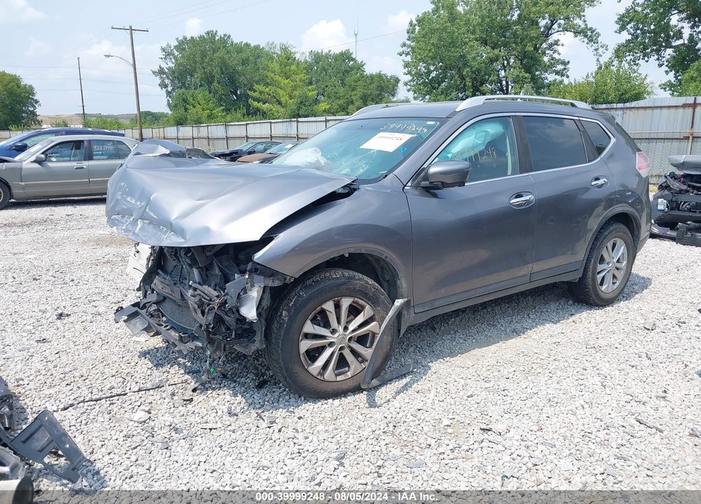 2016 NISSAN ROGUE SV VIN: KNMAT2MV5GP667242