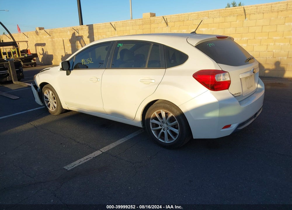 2013 SUBARU IMPREZA 2.0I PREMIUM VIN: JF1GPAC64D2831789
