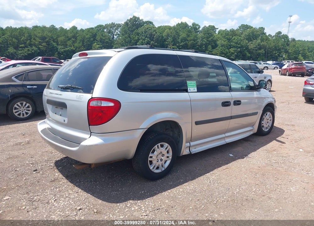 2006 DODGE GRAND CARAVAN SE VIN: 1D4GP24R86B616737