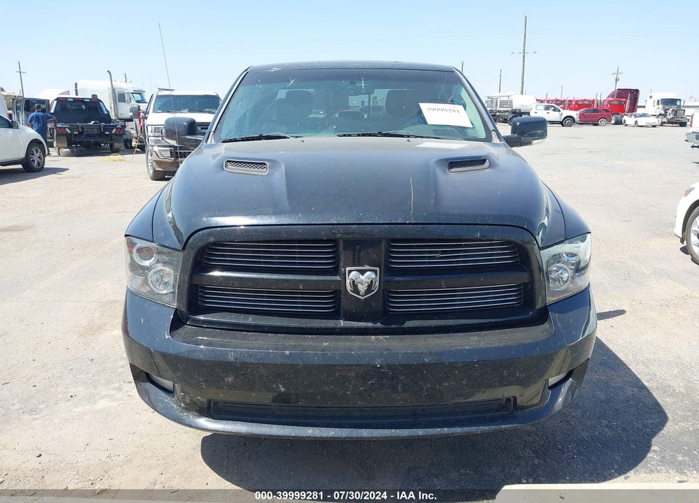 2012 RAM 1500 SPORT VIN: 1C6RD7MT6CS257463