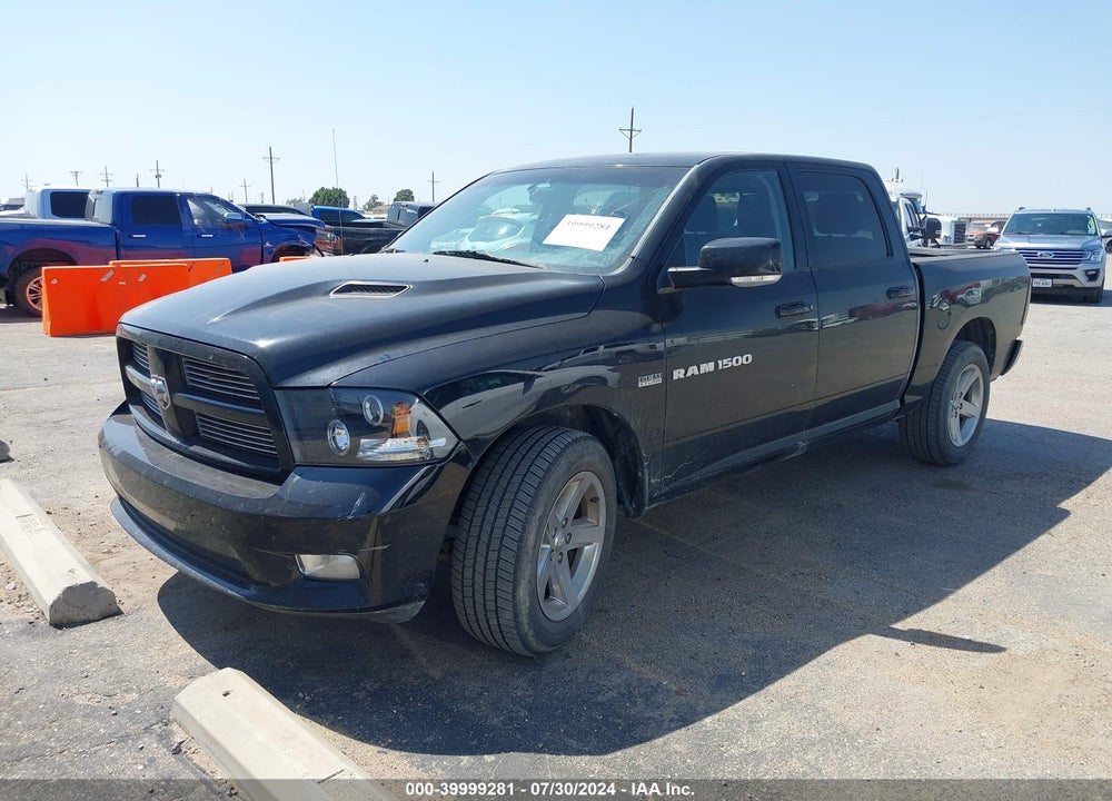 2012 RAM 1500 SPORT VIN: 1C6RD7MT6CS257463