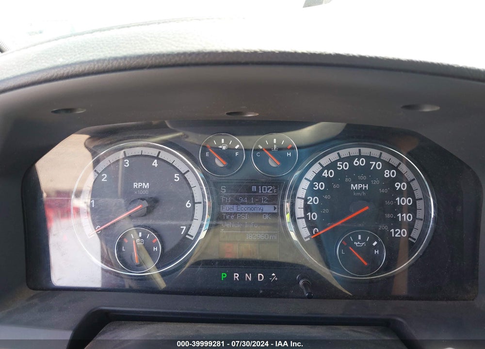 2012 RAM 1500 SPORT VIN: 1C6RD7MT6CS257463