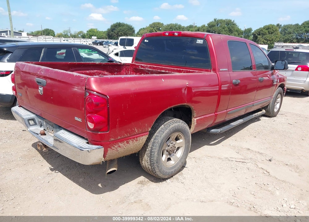 2007 DODGE RAM 2500 SLT VIN: 3D7KR29C17G714321