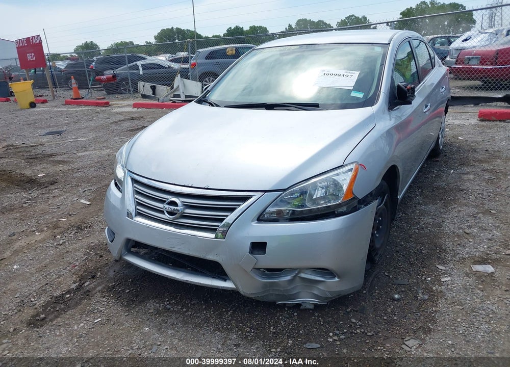2015 NISSAN SENTRA S VIN: 3N1AB7AP5FY254159