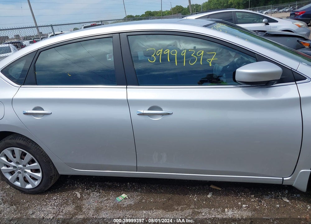 2015 NISSAN SENTRA S VIN: 3N1AB7AP5FY254159
