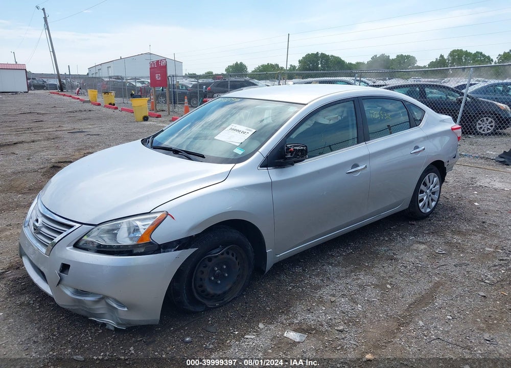 2015 NISSAN SENTRA S VIN: 3N1AB7AP5FY254159