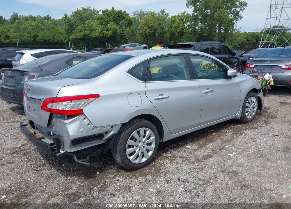 2015 NISSAN SENTRA S VIN: 3N1AB7AP5FY254159
