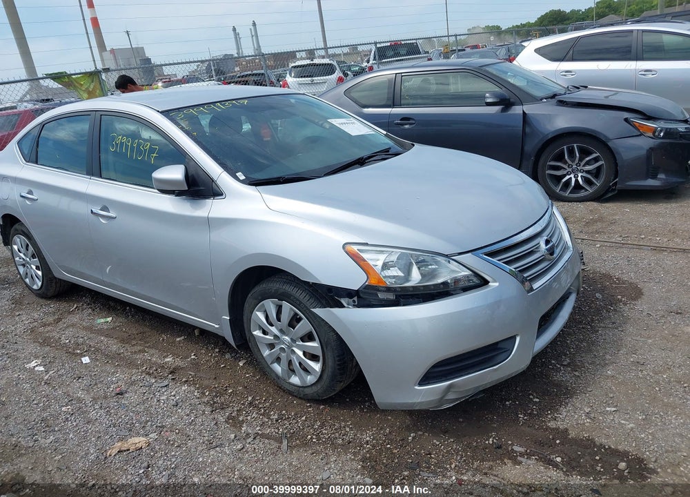 2015 NISSAN SENTRA S VIN: 3N1AB7AP5FY254159