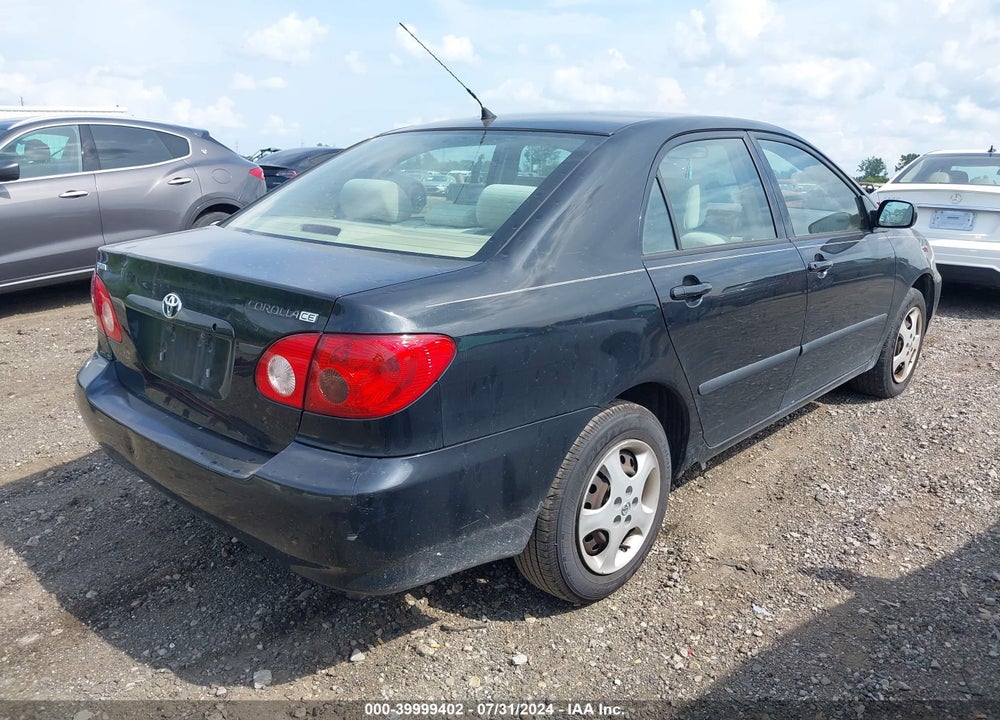 2006 TOYOTA COROLLA CE VIN: 2T1BR32E76C645039