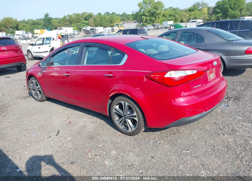 2014 KIA FORTE EX VIN: KNAFX4A80E5084619