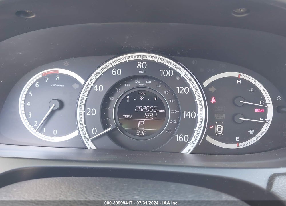 2013 HONDA ACCORD EX-L VIN: 1HGCR2F84DA007854