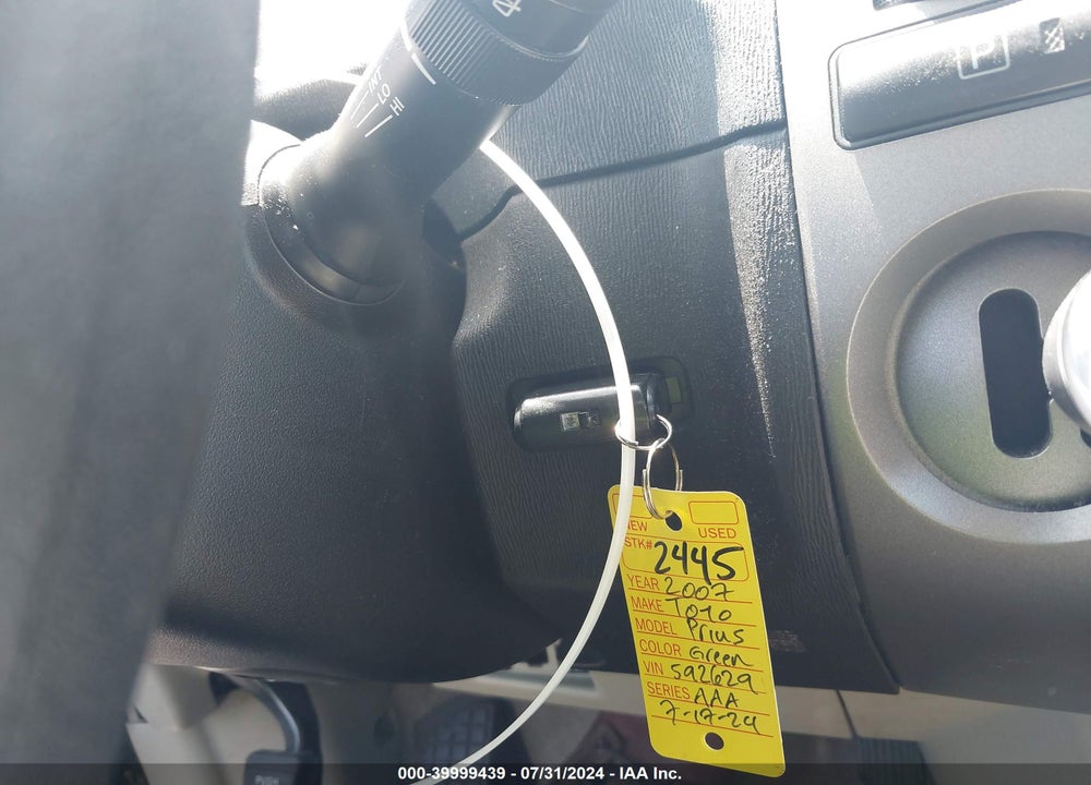 2007 TOYOTA PRIUS VIN: JTDKB20U977592629